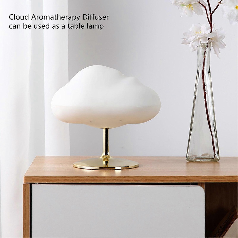 Cloud Shaped Aromatherapy Essential Oil Diffuser + Light - Picture 2 of 5